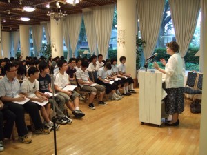Joy's speech in Sendai