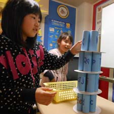 toilet paper tower